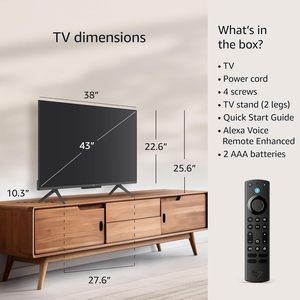 Amazon Fire Tv 43 Inch Qled 4K Uhd Smart Tv Dolby Vision Iq With Alexa - Product Image 4