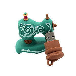 Phim Hoạt Hình Máy May USB Ổ Đĩa Flash 3.0 Mới 1GB 2GB 4GB 8GB 16GB 32GB 64GB PVC Ổ Đĩa Bút Quà Tặng USB Memory Stick 2.0 16GB - Product Image 2