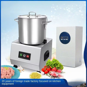 Machine à pâte à viande électrique haute vitesse en acier inoxydable, hachoir alimentaire, coupe-légumes et viande - Product Image 4