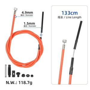 Kit de câbles de frein d'origine BAIJIA en ABS pour trottinette électrique Xiaomi Mi 4 Lite de deuxième génération – Remplacement du câble de frein à tambour - Product Image 2