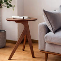 Table basse et table d'appoint rondes en bois, style moderne et luxueux, durables, ensemble de meubles de salon neufs et abordables