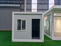 Maison Modulaire Durable et Étanche 20 pieds (6 m) – Mini-Maison Modulaire, Bureau, Salle de Bain, Dortoir pour Travailleurs, Maison Conteneur Démontable
