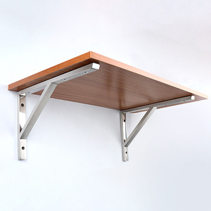 <span class=keywords><strong>Support</strong></span> triangulaire en tube carré d'acier inoxydable épaissi pour marbre, mur, <span class=keywords><strong>table</strong></span>, cloison, étagère de rangement, à haute capacité de charge - Product Image 2