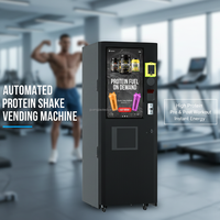 Máquina Expendedora Comercial de Batidos de Proteínas con Pantalla Táctil de 32 Pulgadas para Gimnasio, Máquina Expendedora Automática de Proteínas en Polvo de Autoservicio