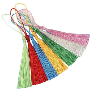 Meilleures ventes Petite marque KT de 1,5 pouce avec pampilles à pointes suspendues et franges, utilisable comme marque-page, pour rideaux, vêtements, textiles de maison et décoration de téléphone portable - Product Image 4