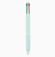 Stylo bille rétractable multicolore 4 en 1 avec logo personnalisé, écriture fluide, cadeau promotionnel d'entreprise