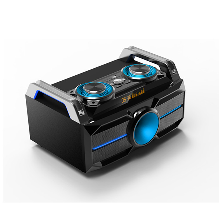 LG-201 Высокая мощность Крытый и низкочастотным динамиком со светодиодным дисплеем и 2 ручки 5,5 дюймов x1 + твитер 3 дюймов x2