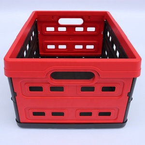 QS Handle Folding Mesh Vented Plastic Laundry Foldable Fruit <strong>Plant</strong> <strong>Baskets</strong> <strong>for</strong> Storage Vegetables Market Shopping - Product Image 5