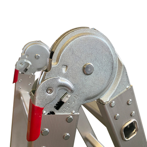 Factory Direct Sale <strong>Multi</strong>-<strong>purpose</strong> Aluminum Telescoping Industrial <strong>Ladder</strong> <strong>4</strong>*<strong>3</strong> <strong>4</strong>*<strong>4</strong> <strong>4</strong>*5 <strong>Step</strong> Heavy Duty for Home Use Engineering - Product Image 6