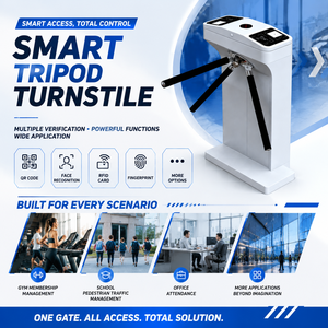 ประตูหมุนกึ่งอัตโนมัติรุ่นใหม่ พร้อมระบบควบคุมการเข้าออกด้วย RFID, QR Code และไบโอเมตริกซ์ สำหรับสถานีออกกำลังกาย - Product Image 4