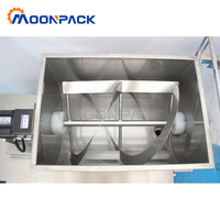 Machine d'emballage verticale Moonpack MP-VFFS-P-B 200 pour sachets de shampoing, après-shampoing, lotion, crème, avec trémie de mélange