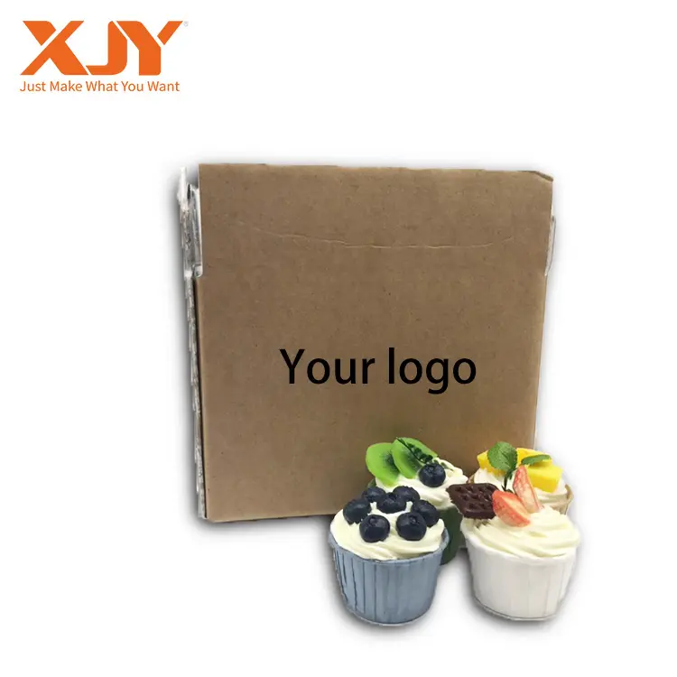 Boîtes en carton d'expédition thermique isolées par papier d'aluminium biodégradable à impression personnalisée avec logo écologique XJY pour l'emballage d'aliments surgelés