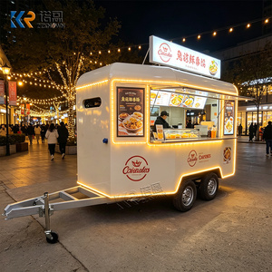 Cuisine mobile, camion de restauration mobile, chariot à café, kiosque, remorque de restauration BBQ, <span class=keywords><strong>caravane</strong></span> alimentaire, camion de restauration mobile avec cuisine complète - Product Image 4