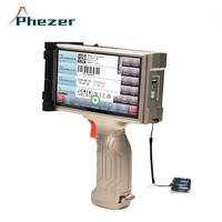 Impresora de Inyección de Tinta Portátil Mini, Pantalla LCD Completa, Multilingüe, TIJ, Impresión de Fecha de Caducidad, Codificación de Imágenes