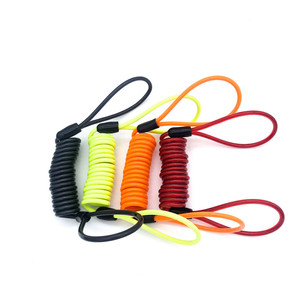 Câble de sécurité UMEDO pour bagages <span class=keywords><strong>avec</strong></span> doubles boucles, câble de sécurité en acier tressé pour les voyages en extérieur, compatible <span class=keywords><strong>avec</strong></span> les cadenas en <span class=keywords><strong>U</strong></span> et les cadenas à combinaison - Product Image 5