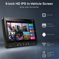Écran de siège arrière Buspad 9 pouces, système de divertissement pour bus VOD IPS, compatible avec les bus Yu Tong, King Long, Zhong Tong et Higer