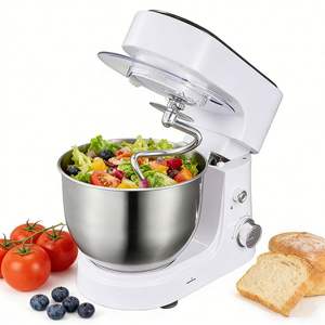 Nuevos Modelos <span class=keywords><strong>de</strong></span> Batidora <span class=keywords><strong>de</strong></span> Pedestal 4L Multifuncional para Pasteles, Pan y Masa, Batidora Planetaria Eléctrica para <span class=keywords><strong>Cocina</strong></span>, Electrodoméstico para Mezclar Alimentos - Product Image 2