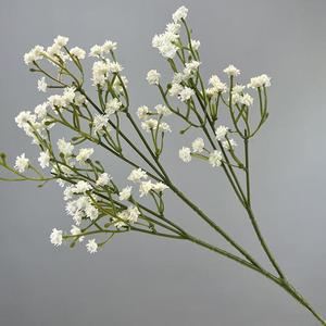 Décoration de fête de mariage, fleurs artificielles en plastique, gypsophile, fleurs de bébé, pour la décoration - Product Image 2