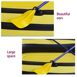 Bote Inflable de PVC para 2 Personas, Tipo Yate, para Pesca y Motocicletas Acuáticas, Equipo de Juego Acuático - Product Image 3