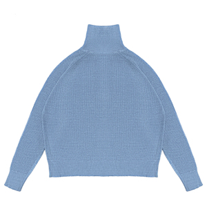 Tùy Chỉnh Đan Mùa Xuân Mùa Thu Mùa Đông Bông Cuộn Cổ Áo Len Nửa Zip Cổ Jumper Màu Rắn Người Đàn Ông Áo Thun Cao Cổ Đan Áo Len - Product Image 4