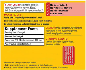 Suplemento herbal buena salud Halal ubiquinol coenzima Q10 cápsulas - Product Image 5