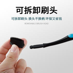 Brosse à dents en charbon de bambou de qualité supérieure, poils doux, emballée individuellement pour la vente en gros aux vendeurs ambulants - Product Image 5