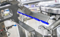 Machine de remplissage et de scellage automatique de sachets préformés RZ8-240E avec commande PLC pour l'emballage de produits alimentaires, chimiques, liquides, poudres et granulés