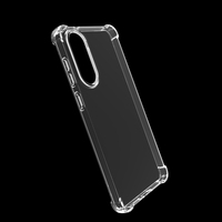 Étui transparent pour téléphone portable Air Bumper pour Samsung Galaxy S25 Edge Back Cover pour S25 Plus/S25 Ultra/S24/S23 FE