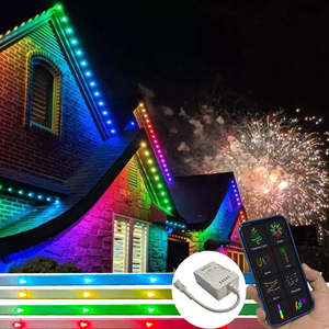 Luci Natalizie GJQ LED con IP68 12V UCS2904 RGBW Luci Pixel LED a Linea WS2801 Modello Decorativo Video - Product Image 2