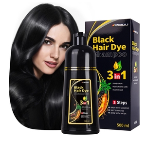 Meidu Black Hair Dye <b>Shampoo</b> - Product Image 1