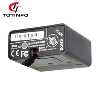 TOTINFO Scanner de codes-barres 2D 1D mobile haute vitesse, interface USB, numérisation à 360°, Plug & Play, garantie 2 ans, en stock, noir, 2m