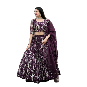 Tebby ชุดเสื้อผ้าไหมปักเลื่อมสำหรับผู้หญิงชุดเสื้อผ้าหรูหรา - Product Image 1