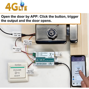 Abrepuertas Automático 4G LTE, Abrepuertas Eléctrico para Garaje, Control Remoto por Aplicación, <span class=keywords><strong>SMS</strong></span>, Llamada, Interruptor de Relé GSM - Product Image 2