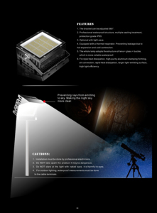 Aixuan ไฟฟลัดไลท์สำหรับสนามกีฬา IP65, ไฟฟลัดไลท์ LED กลางแจ้ง IP66 400W 600W 1000W - Product Image 6