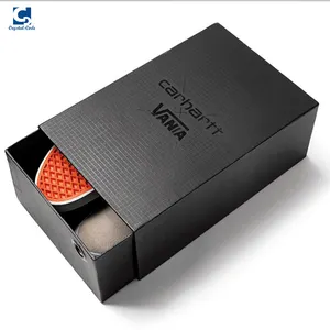 Packaging Shoes Wholesale Corrugated Foldable Custom Logo Gift For Kraft Size 3Plys Full Color Printing Shipping Paper Shoe Box