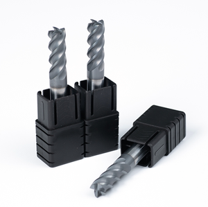 Custom 4-Flute Flat Carbide End Mill Precision AlCrN Coated <strong>CNC</strong> Milling Cutter Factory Direct Sales Available in Stock D1MM 20MM - Product Image 1