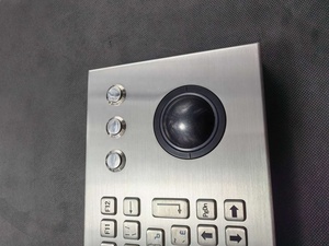 Lk Bàn Nga Tiếng Anh Bố Trí 68 Phím Kim Loại Bàn Phím Với 50Mm <span class=keywords><strong>Trackball</strong></span> - Product Image 3