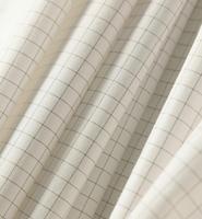 Tissu conducteur 10% argent 90% coton pour la fabrication d'un drap de lit ESD de mise à la terre