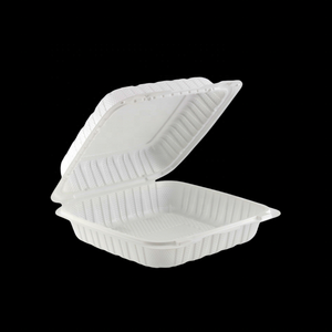 7 "8" 9 "mfpp Hộp 2 3 ngăn có thể tái chế <span class=keywords><strong>microwavable</strong></span> bao bì thực phẩm vỏ sò mfpp <span class=keywords><strong>container</strong></span> thực phẩm với bản lề Nắp - Product Image 3