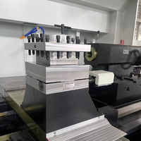 Tour CNC à grande portée horizontale de 2000 mm, haute précision, robuste, avec système de commande numérique GSK, modèle CK61125