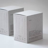 Boîte en papier recyclé biodégradable écologique haut de gamme sur mesure pour l'emballage du café, impression offset avec logo personnalisé