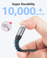 Cable de Datos USB SUNGUY de 18W, Cable USB a Tipo-C, Cable de Carga Rápida, Cables USB Tipo C para Teléfono Móvil, Banco de Energía y Uso en Automóvil