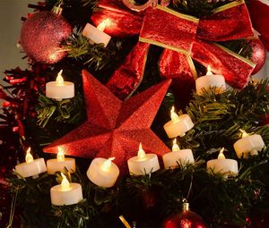 Décoration de fête avec bougies à <span class=keywords><strong>pince</strong></span>, bougies électroniques <span class=keywords><strong>LED</strong></span> pour décorer un arbre de Noël - Product Image 5