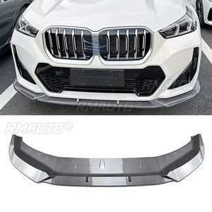 Glossy Black <b>Car</b> Front Bumper Lip Spoiler <b>Diffuser</b> Splitters Body Kit Aprons Cover Guard Trim <b>for</b> BMW X1 U11 M Sport 2023 2024 - Product Image 1