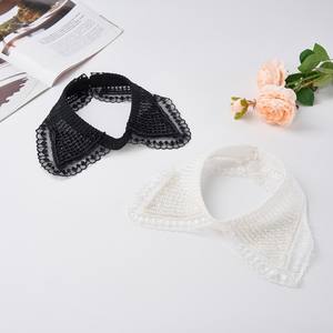LHY <span class=keywords><strong>collana</strong></span> girocollo con collo finto in pizzo staccabile Vintage alla moda accessori decorativi per abbigliamento camicia da collo a doppio strato - Product Image 5