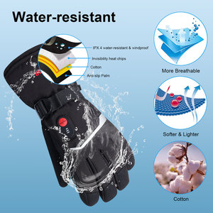 <span class=keywords><strong>Gants</strong></span> <span class=keywords><strong>chauffants</strong></span> thermiques de qualité supérieure pour le cyclisme, avec fonction écran tactile, accessoire d'hiver chaud, pour le ski - Product Image 4