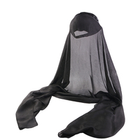Mode Unique Écharpe Musulmane Visière Casquette Couleur Unie Hijab Casquettes de Baseball pour les Femmes