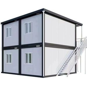 Casa Contenedor Oficina Dormitorio Módulo 2x2 Diseño Minimalista Para Uso en Obras de Construcción - Product Image 1