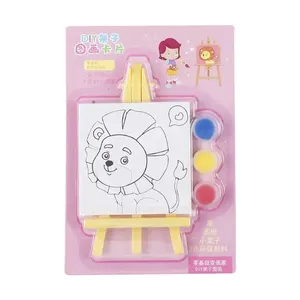 Cornice per pittura a olio fai <span class=keywords><strong>da</strong></span> te a tema <span class=keywords><strong>cartoni</strong></span> animati, giocattolo educativo per graffiti artistici, ideale come bomboniera per feste <span class=keywords><strong>di</strong></span> compleanno, premio per l'asilo o per la piñata - Product Image 6