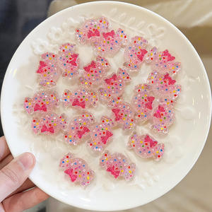 Hot Selling Acrylic Hand Print Jewelry <b>Bracelet</b> <b>Beads</b> Strawberry Shapes Loose <b>Beads</b> Resin Charms - Product Image 5